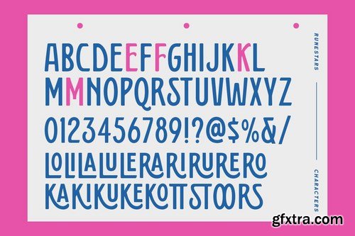 Runestars Font Runestars Font