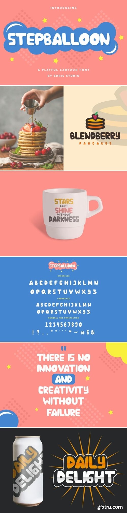 Stepballoon Font