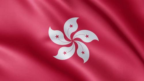 Videohive - Flag of Hong-Kong | UHD | 60fps - 35252054 - 35252054