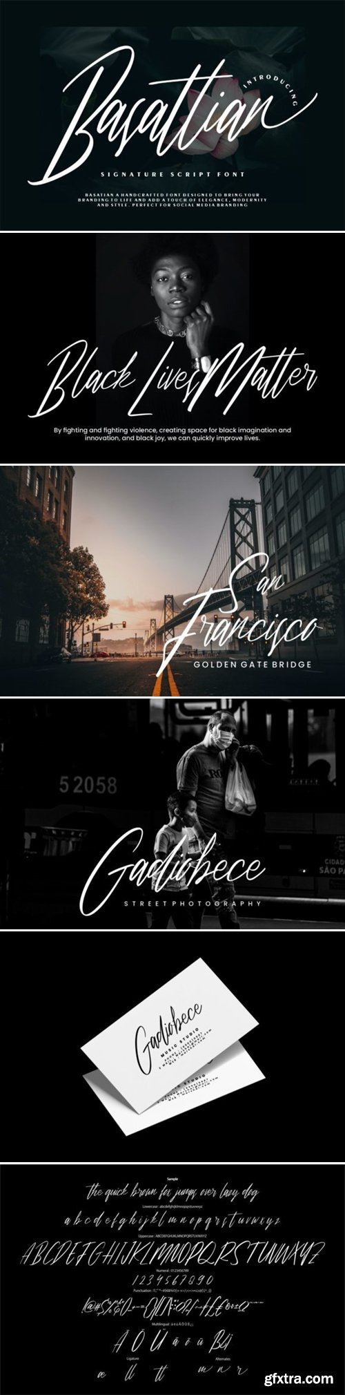 Basattian Script Font