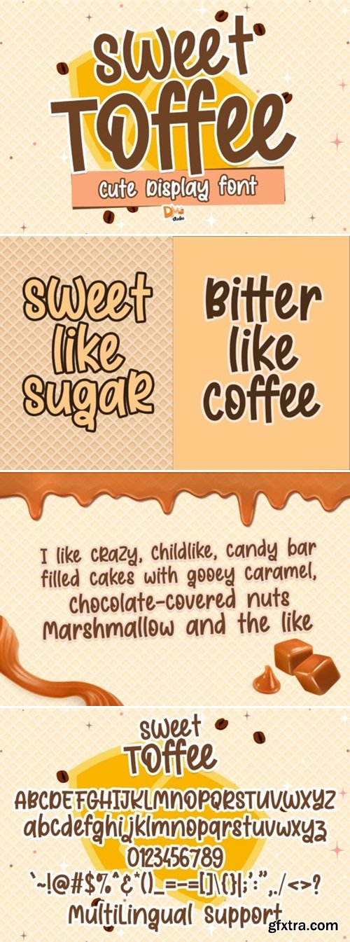 Sweet Toffee Font