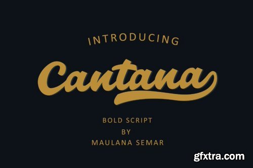 Cantana Script Font Family - 2 Fonts