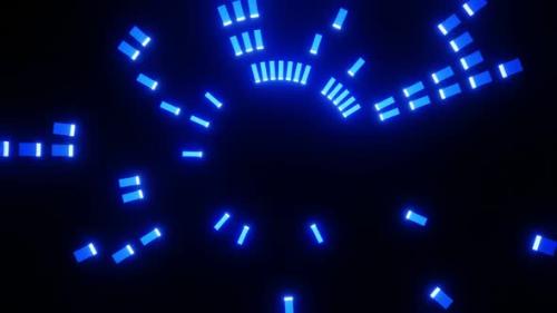 Videohive - Vj Loops Abstract Flashes Of Blue Light 02 - 35252630 - 35252630