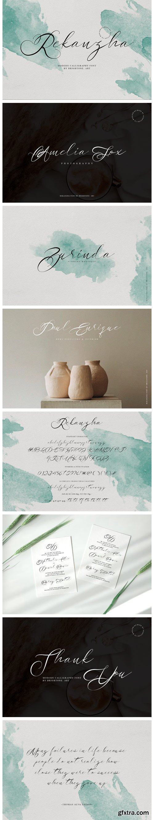 Rakanzha Script Font