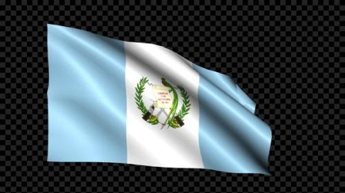 Videohive - Guatemala Flag Blowing In The Wind - 35255742 - 35255742
