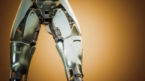 Videohive - Futuristic Humanoid Female Robot in Concept of Future - 35259307 - 35259307