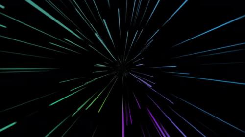 Videohive - Abstract explosion line pattern background, light ray burst glow with motion graphic. - 35268555 - 35268555
