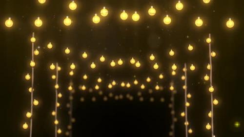Videohive - Christmas Lights Tunnel - 35260438 - 35260438