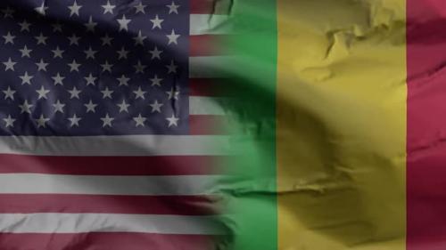 Videohive - United States and Mali flag - 35261073 - 35261073