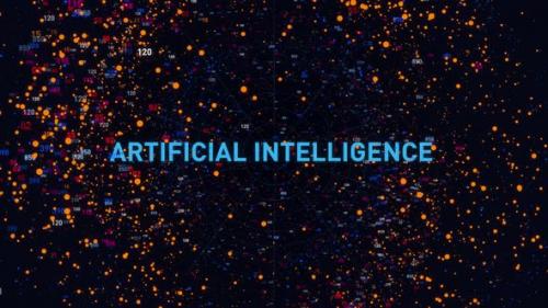 Videohive - Abstract Technology Network Data Artificial Intelligence - 35266086 - 35266086