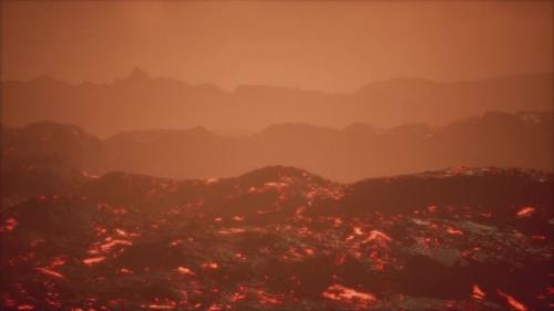 Videohive - Closeup of a Lava Flow of Volcano on Hawaii - 35266414 - 35266414