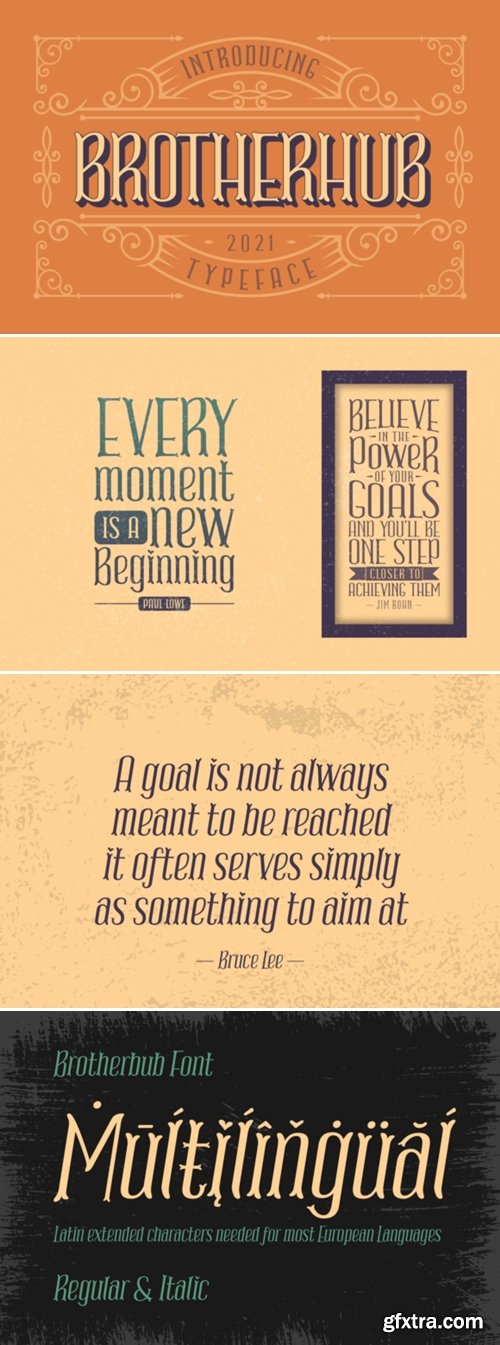 Brotherhub Font