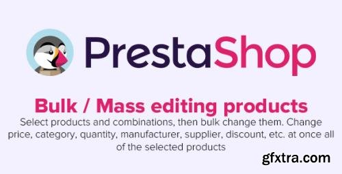 Bulk / Mass editing products v2.0.17 - PrestaShop Module