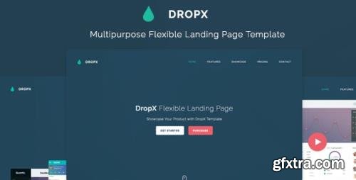 ThemeForest - DropX v1.1 - Multipurpose Flexible Landing Page Template - 16618031