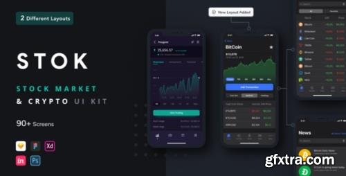 ThemeForest - Stok v1.0 - Stock Market App UI Kit (Update: 13 May 21) - 27657178