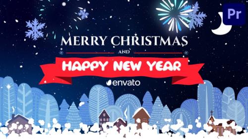 Videohive - Cartoon Christmas Greetings for Premiere Pro - 35299234 - 35299234