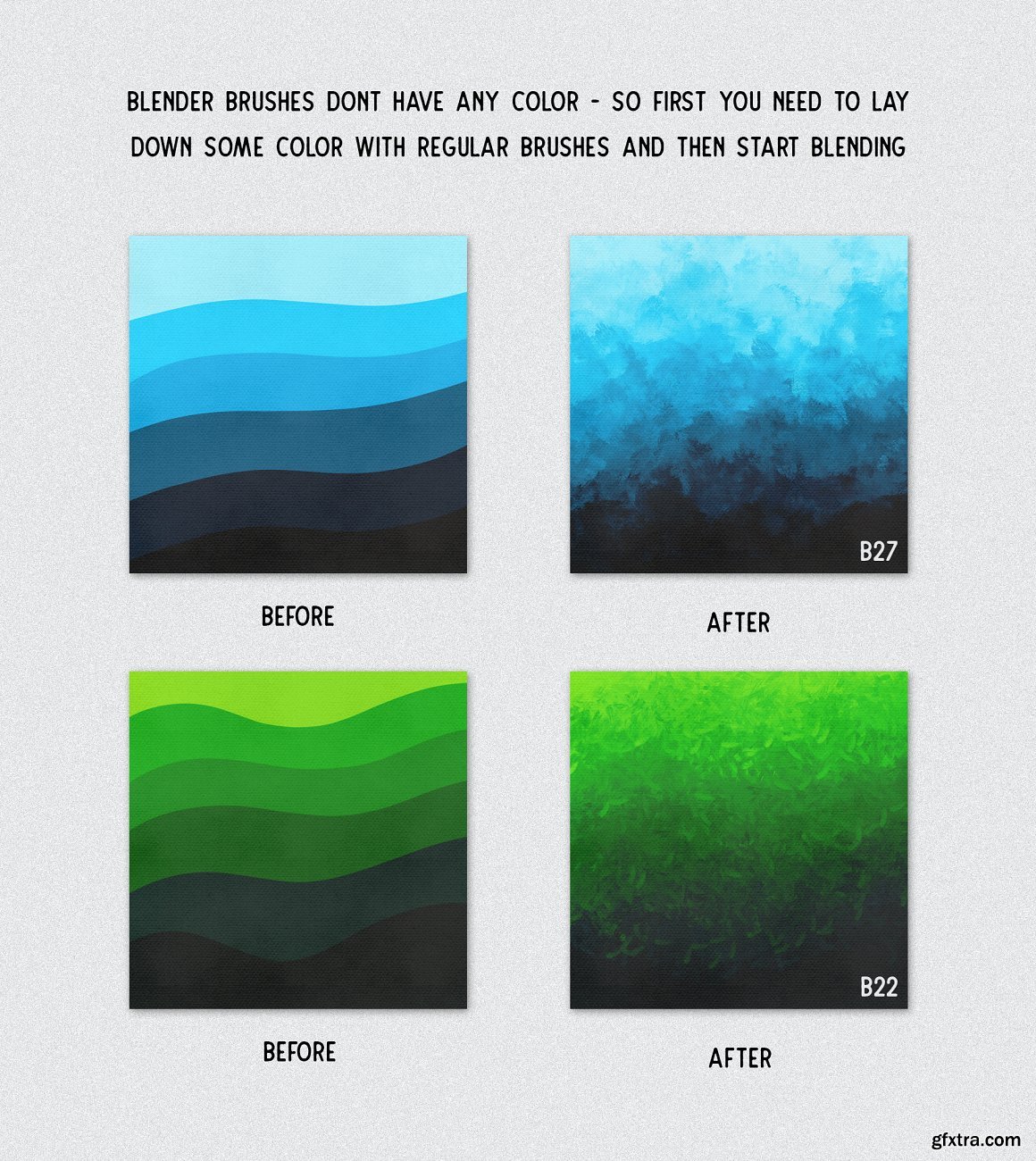 CreativeMarket BLENDER BRUSHES FOR PROCREATE 3579351 » GFxtra