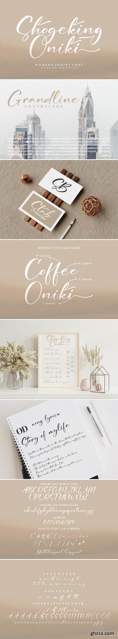 Shogeking Oniki Font