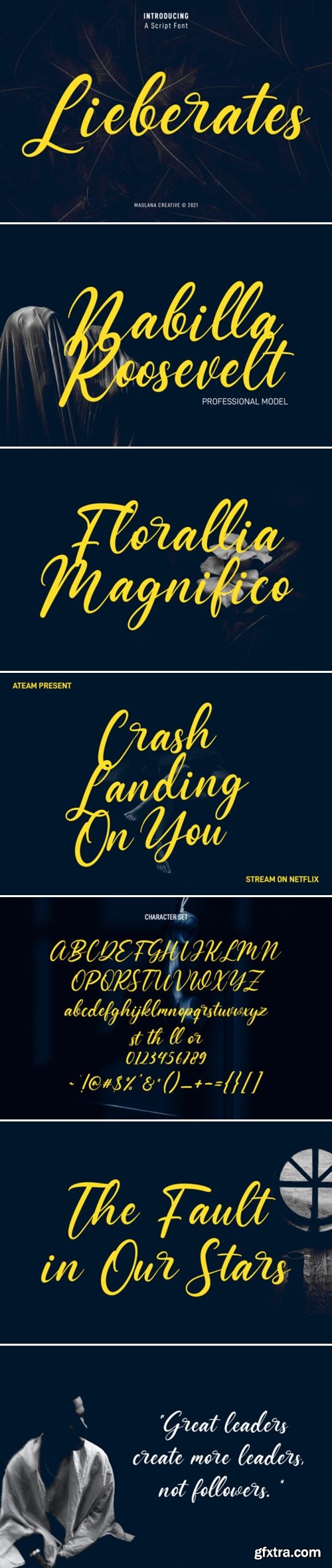 Lieberates Script Font