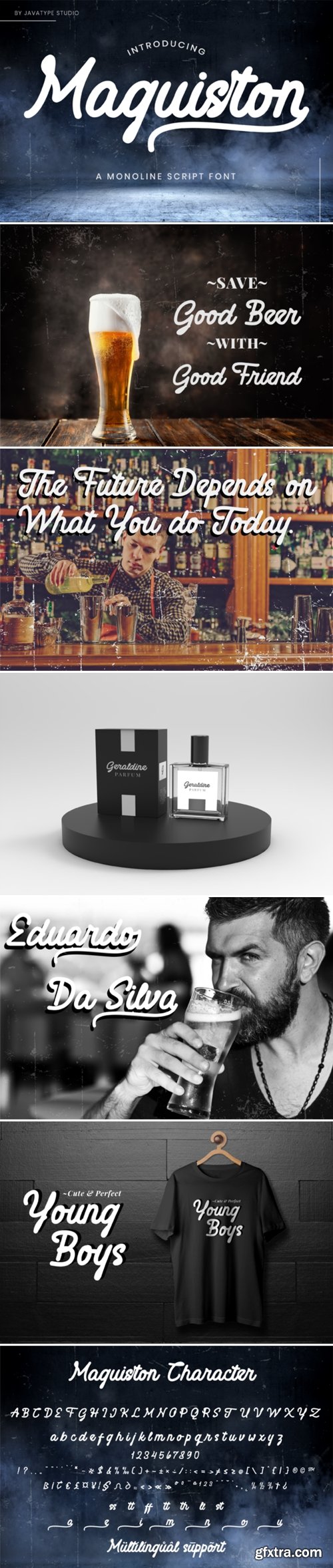Maguiston Font