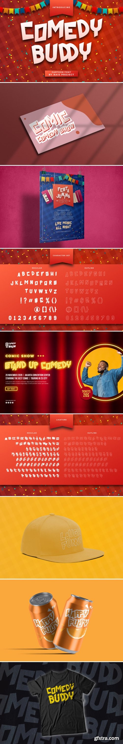 Comedy Buddy Font