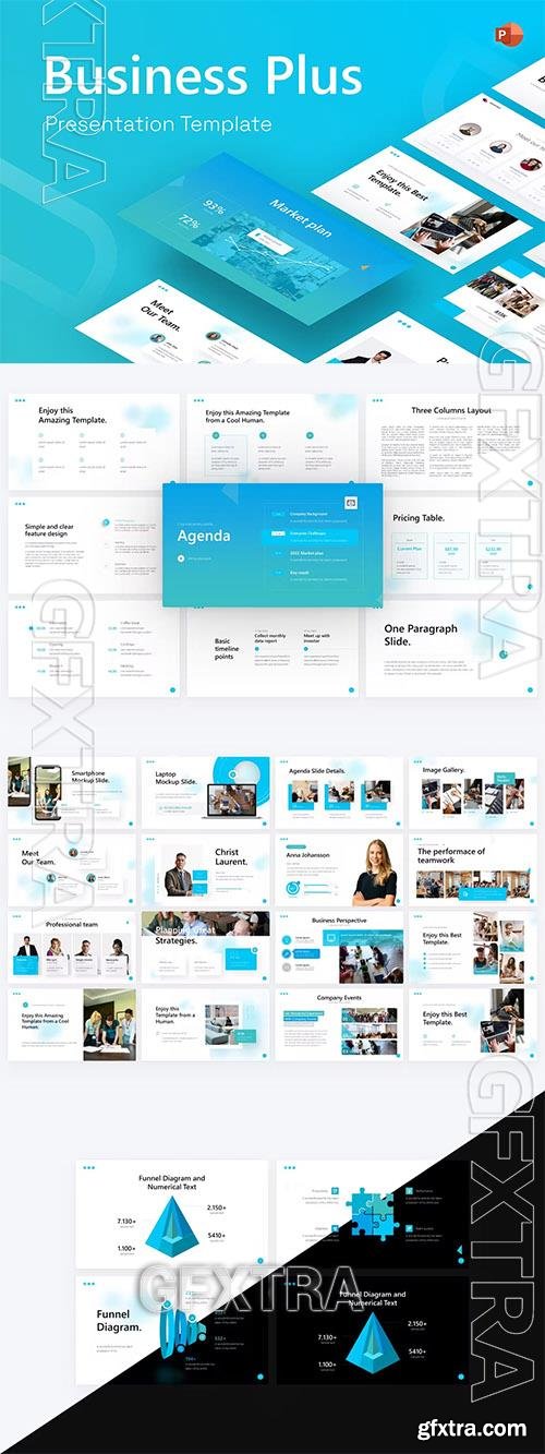 Business Plus Powerpoint and Keynote Templates 