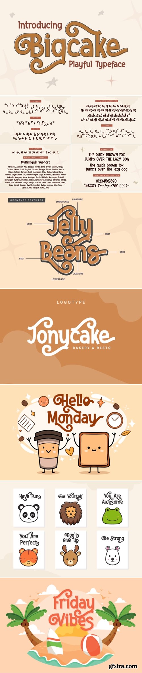 Bigcake Font