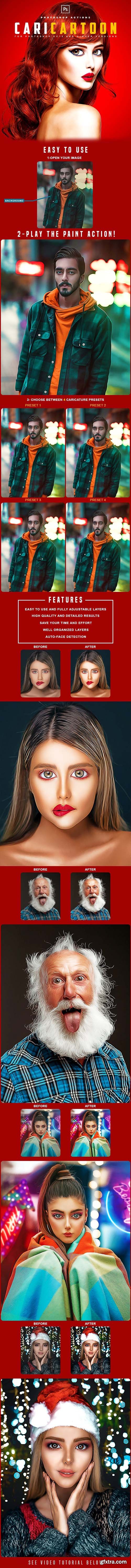 GraphicRiver - Caricartoon - Photoshop Actions 34488088 GraphicRiver - Caricartoon - Photoshop Actions 34488088
