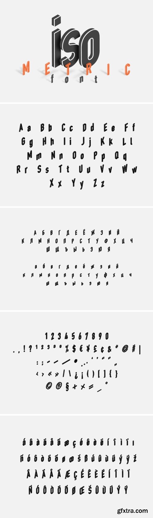 Isometric Font
