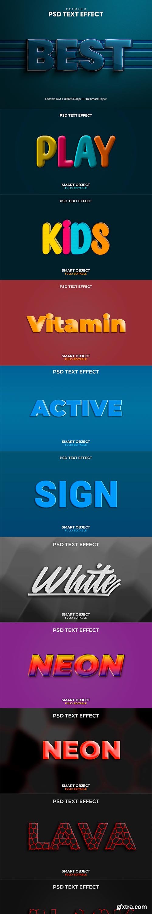 Psd text effect set vol 27