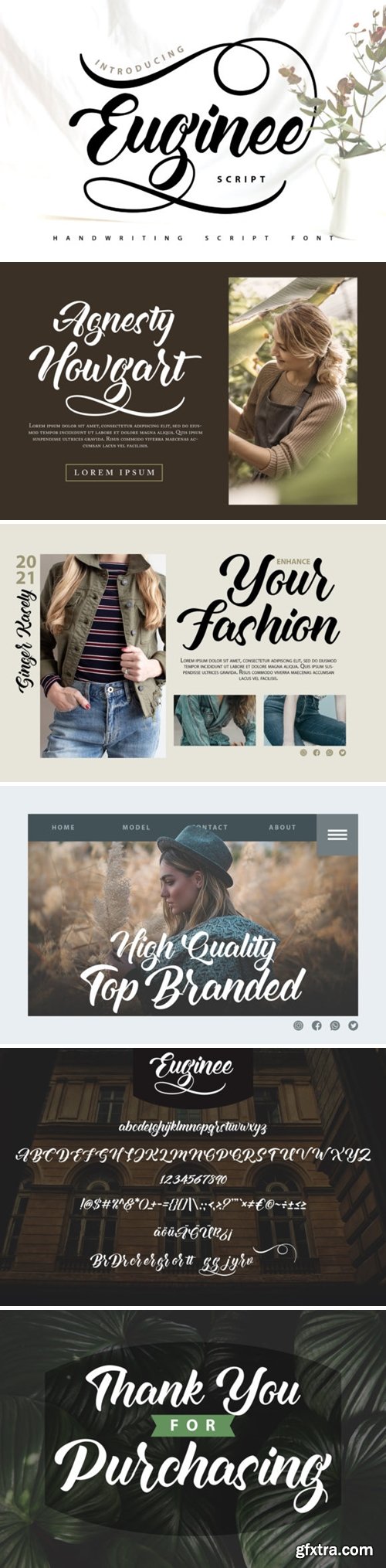 Euginee | Handwriting Script Font