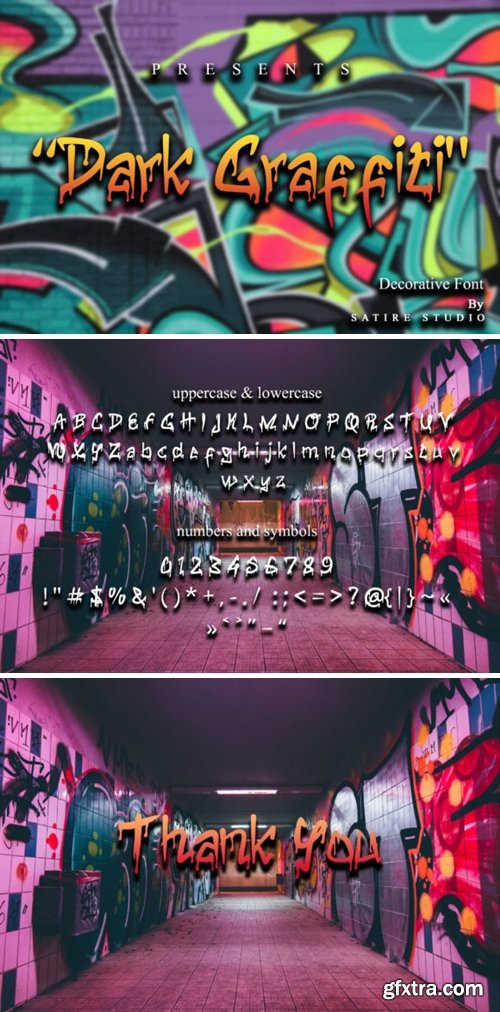 Drak Graffiti Font