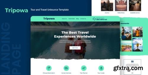 ThemeForest - Tripowa v1.0 - Tour and Travel Unbounce Template - 29012301