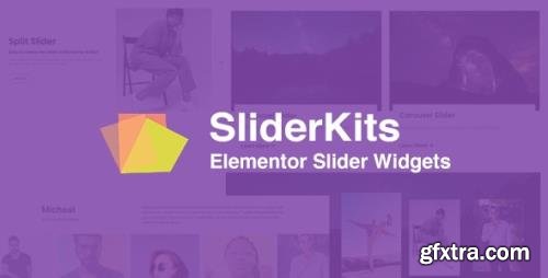 CodeCanyon - SliderKits v1.0.3 - Advanced Elementor Slider Widgets Plugin - 33329996