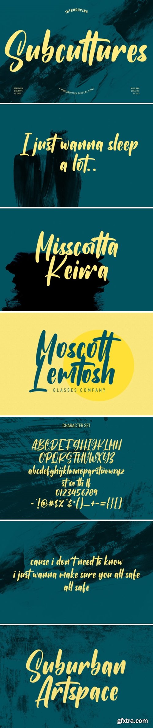 Subcultures Font