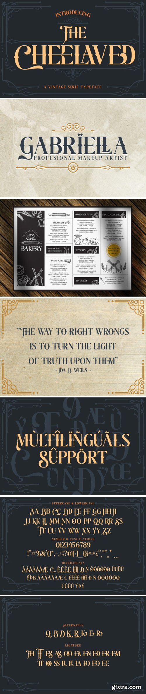 The Cheelaved Font