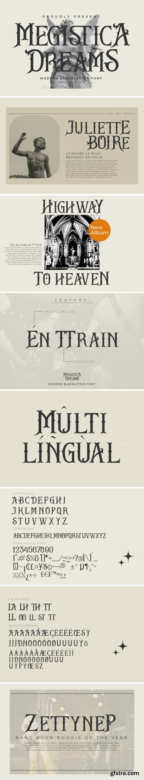 Megistica Dreams Font