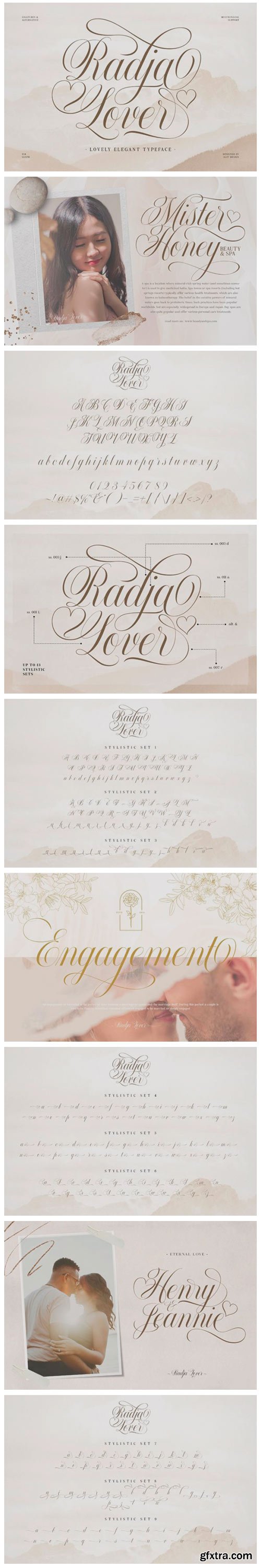 Radja Lover Script Font