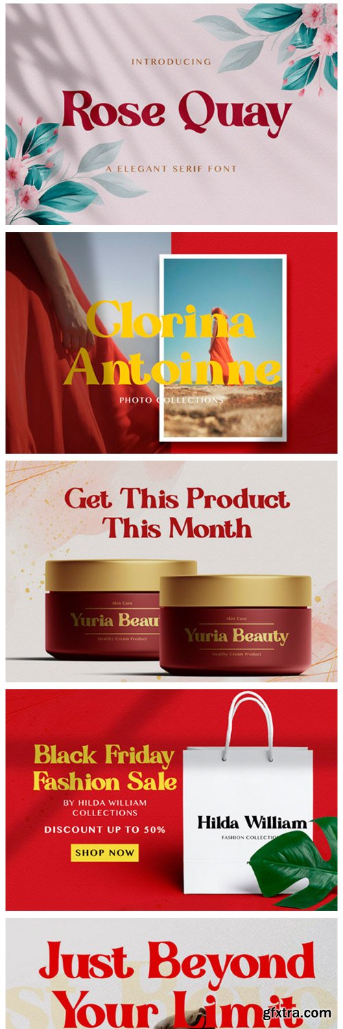 Rose Quay Font Rose Quay Font