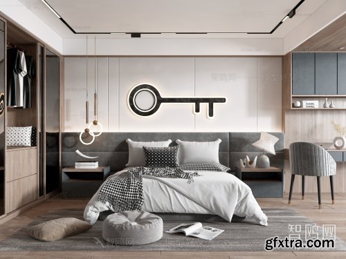 Modern bedroom 910008