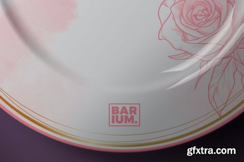 Ceramics Printing Logo Mockup