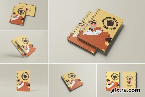 Spiral Notebook Mockup