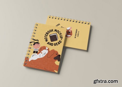 Spiral Notebook Mockup