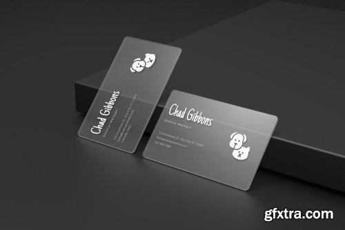  Transparent Business Card Mockups