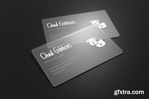  Transparent Business Card Mockups