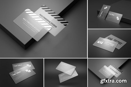  Transparent Business Card Mockups