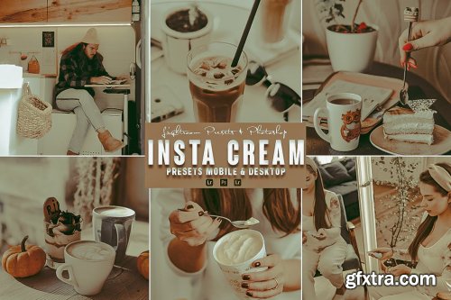 Insta Cream Photoshop Action & Lightrom Presets