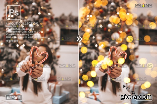 Christmas Lights Bokeh Overlay Photoshop #2