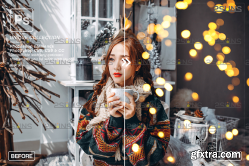 Christmas Lights Bokeh Overlay Photoshop #4