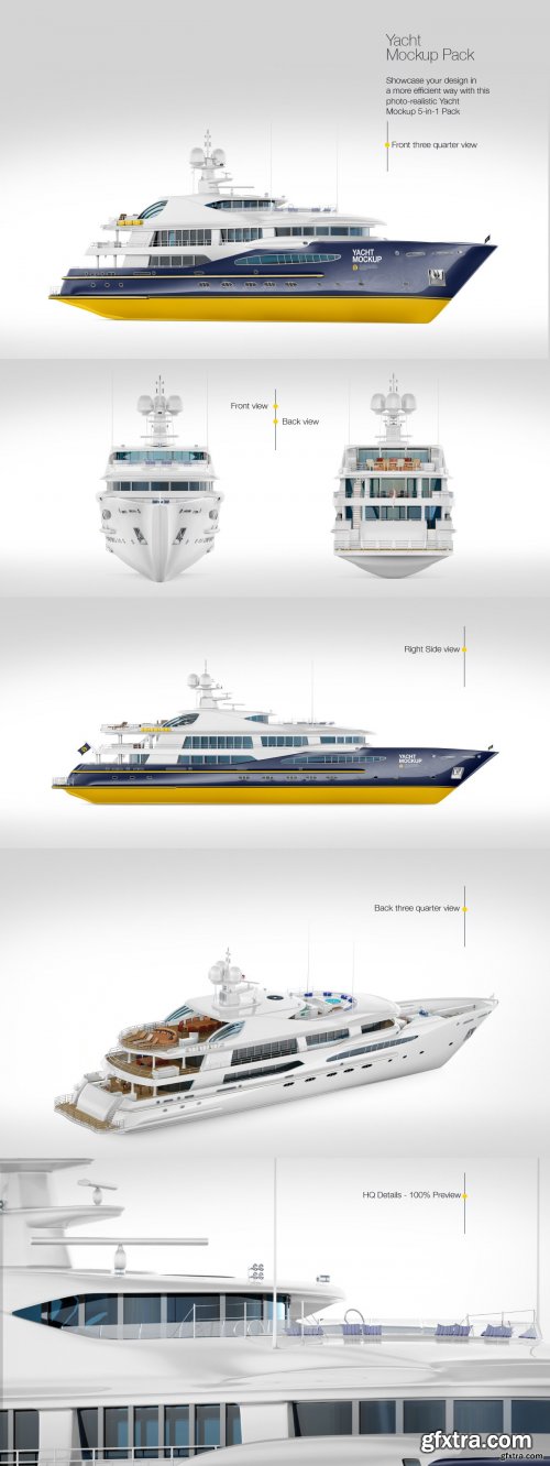 Yacht Mockup Pack 58068